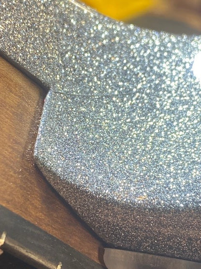 2020 Ernie Ball Music Man BFR Silhouette Silver Flake Sparkle DEMO