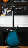 Paul Reed Smith PRS SE Hollowbody II Piezo Peacock Blue Burst