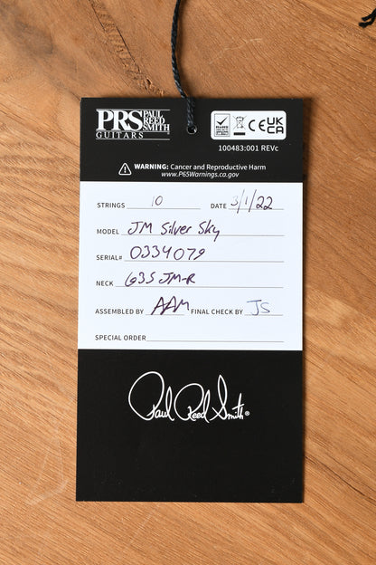 Paul Reed Smith PRS John Mayer Silver Sky Roxy Pink