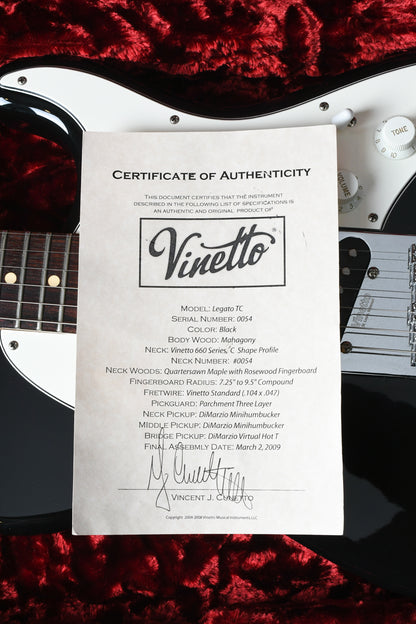 2009 Vinetto Legato TC Black