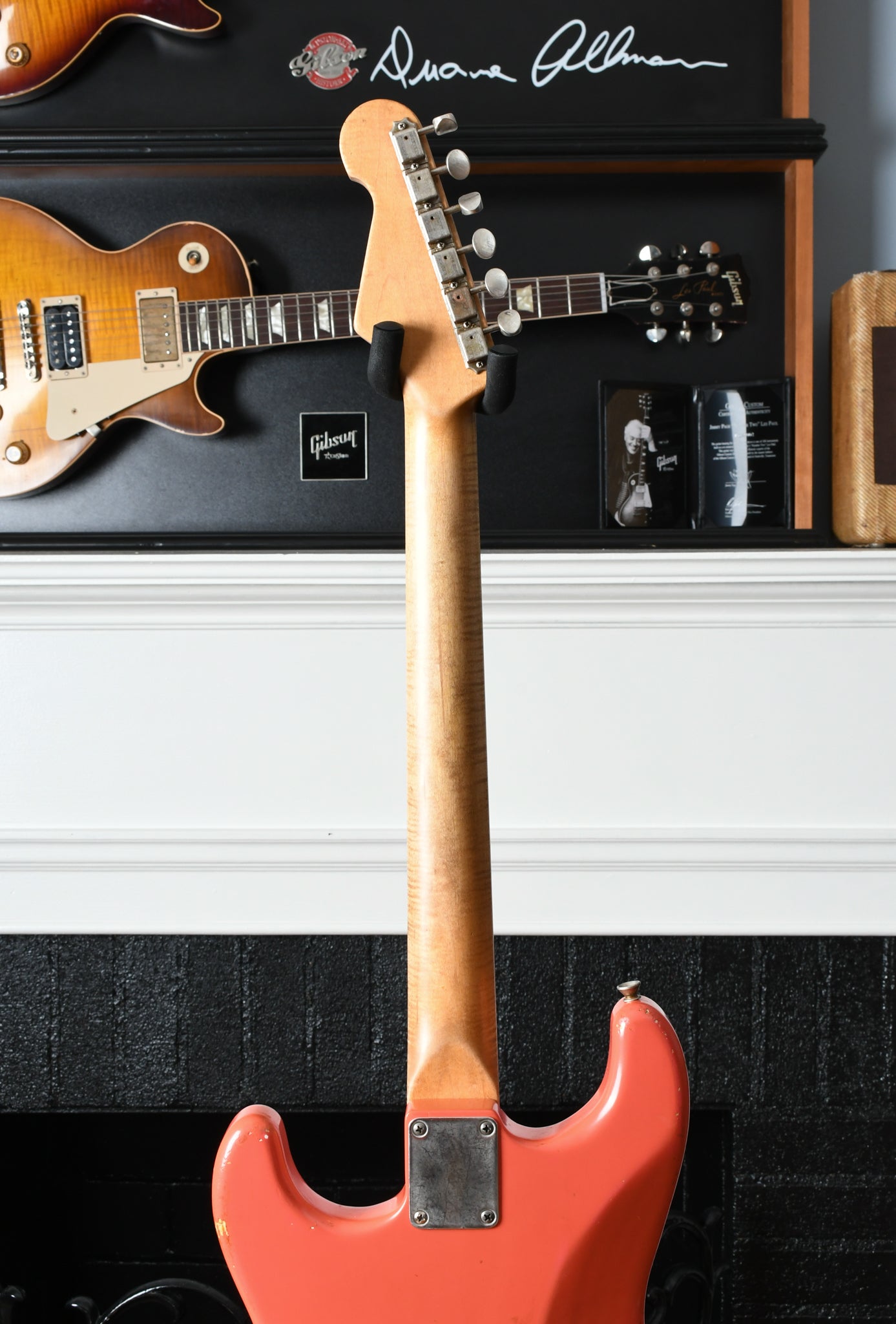 2022 Danocaster Double Cut Faded Fiesta Red