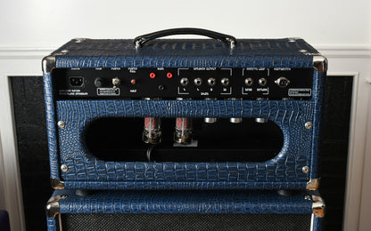 Amplified Nation Wonderland Overdrive V2 50 Watt Head & 1x12 Cabinet Blue Crocodile Tolex