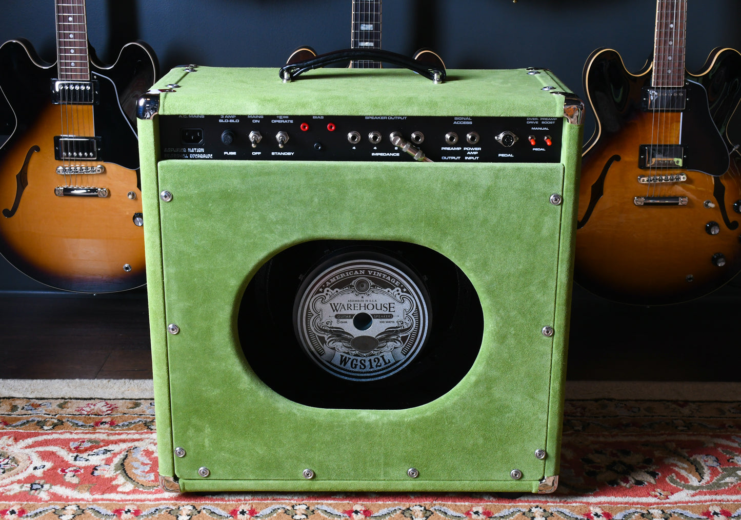 Amplified Nation Bombshell Overdrive 50 Watt 1x12 Combo Angry Phrogg/Black Sparkle