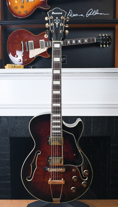 Ibanez AG95-DBS Artcore Expressionist Hollowbody Dark Brown Sunburst