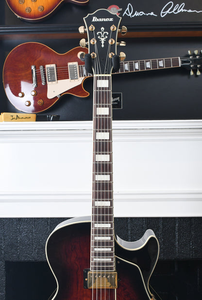 Ibanez AG95-DBS Artcore Expressionist Hollowbody Dark Brown Sunburst