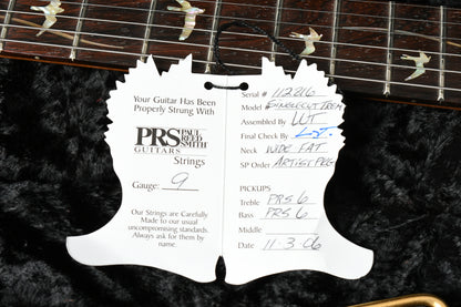 2006 PRS Paul Reed Smith Singlecut Trem Artist 20th Anniversary Vintage Yellow