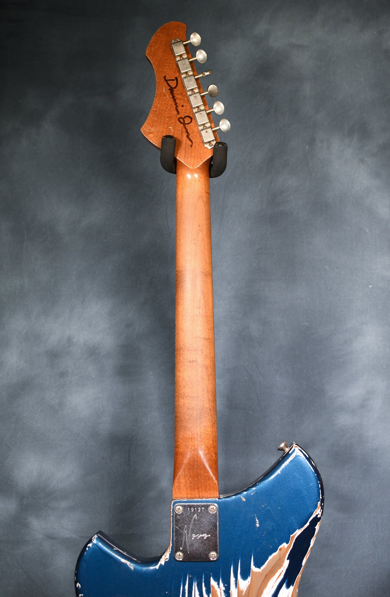 2019 Novo Guitars Serus S Como Blue Metallic ThroBak's