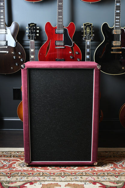 Amplified Nation Wonderland Overdrive V2 50 Watt Head & 2x12 Cabinet Maroon Suede/Black Sparkle