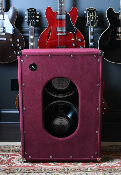 Amplified Nation Wonderland Overdrive V2 50 Watt Head & 2x12 Cabinet Maroon Suede/Black Sparkle