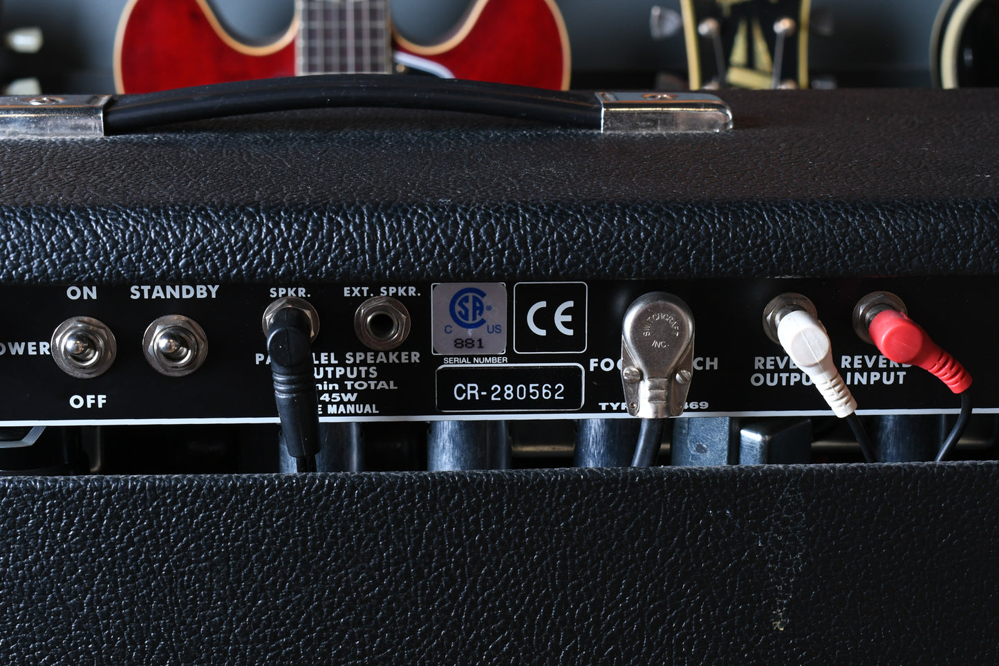 2003 Fender Super Reverb Black Tolex