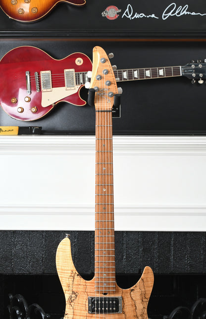 2005 Brian Moore Custom Shop CP90 P Spalted Maple Natural Top