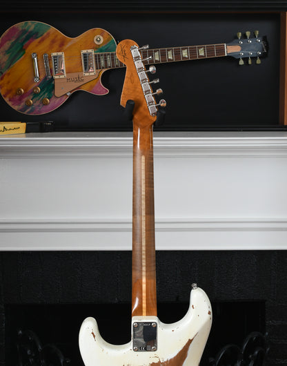 2020 Fender Custom Shop '60 Stratocaster GT11 Heavy Relic Olympic White Roasted Maple Neck