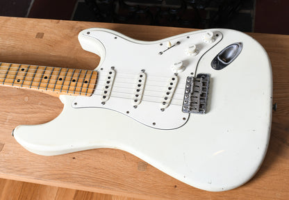 2010 Danocaster Double Cut Olympic White