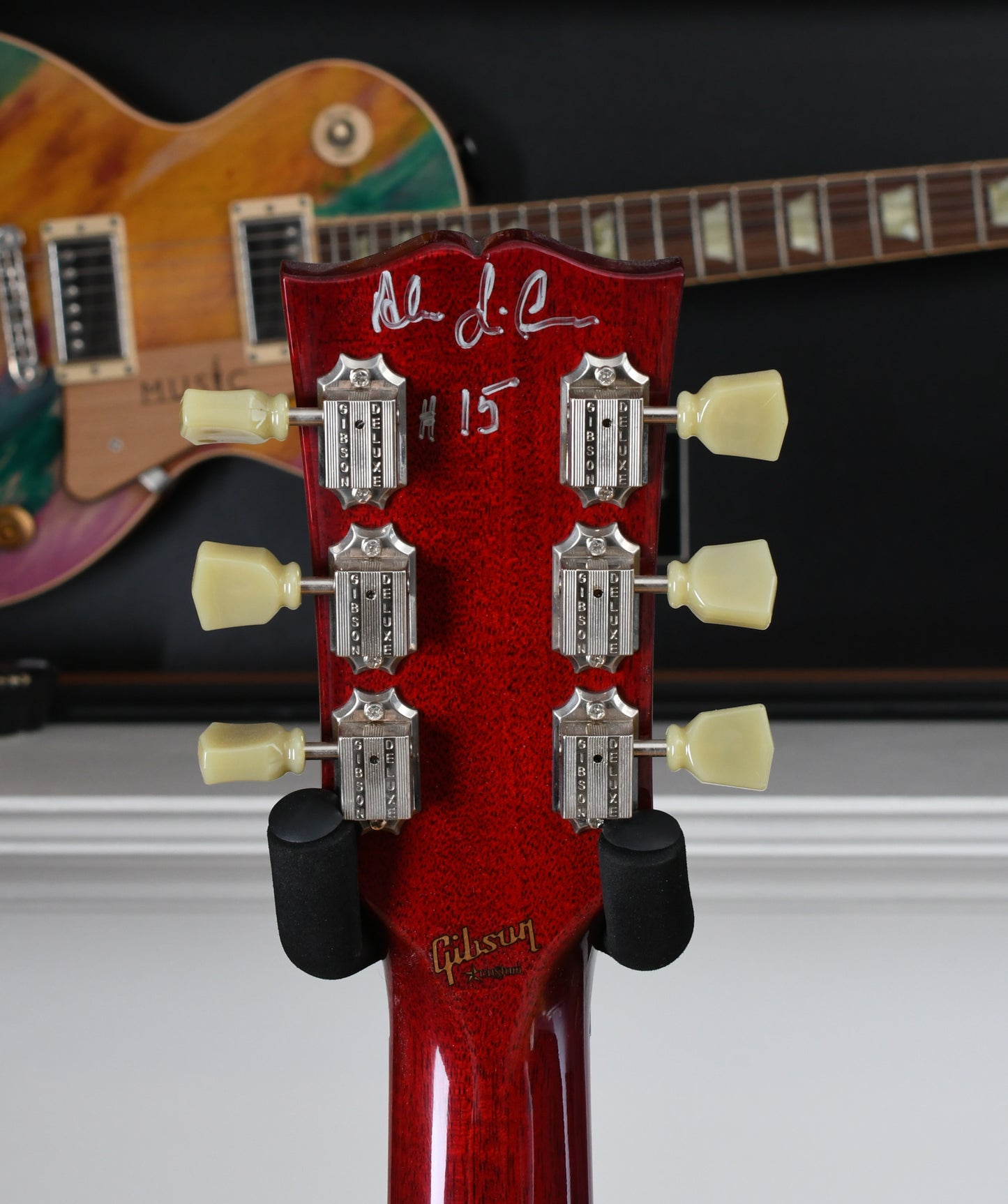 2011 Gibson Custom Shop Alex Lifeson Signed #15/50 Les Paul Axcess Royal Crimson