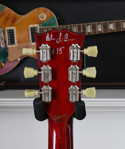 2011 Gibson Custom Shop Alex Lifeson Signed #15/50 Les Paul Axcess Royal Crimson