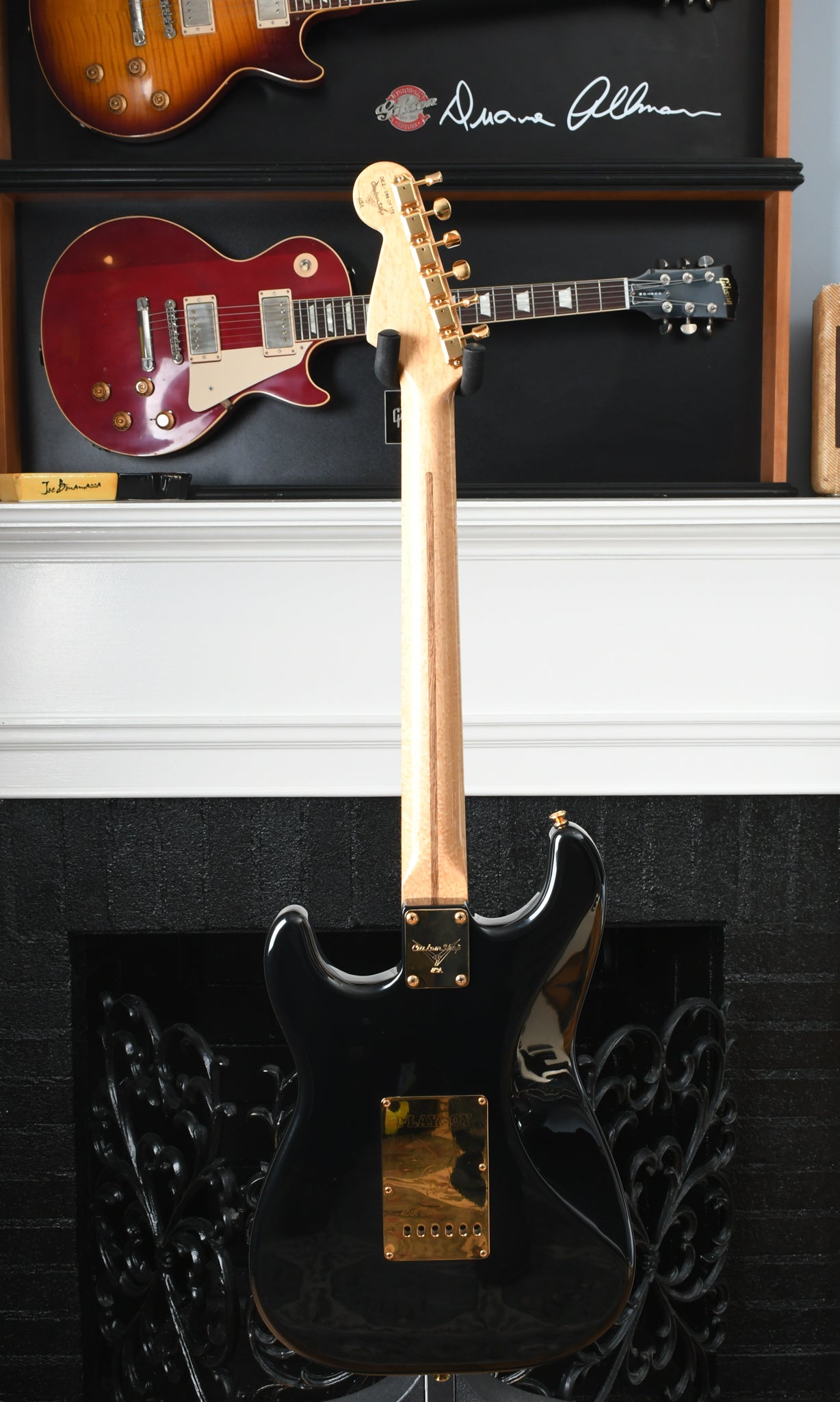 1994 Fender Playboy 40th Ann. Stratocaster Marilyn Monroe Personally Signed by Hugh Hefner