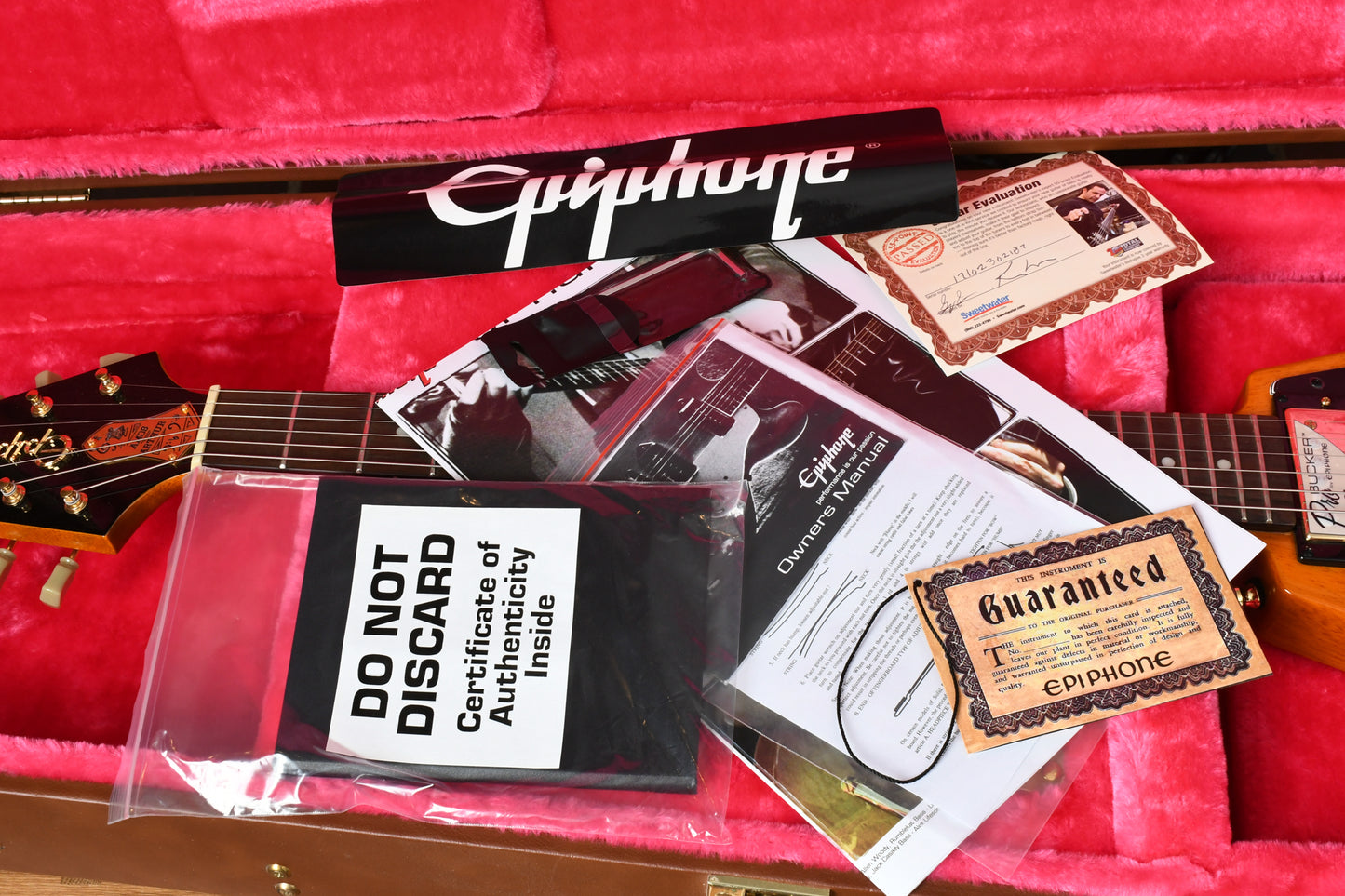 2018 Epiphone Ltd Edition Joe Bonamassa 1958 "Amos" Korina Flying V