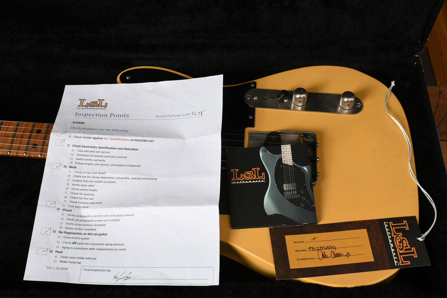 2018 LSL T Bone One Butterscotch