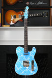 Crook Telecaster Blue Sparkle Paisley