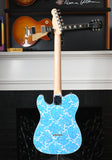 Crook Telecaster Blue Sparkle Paisley