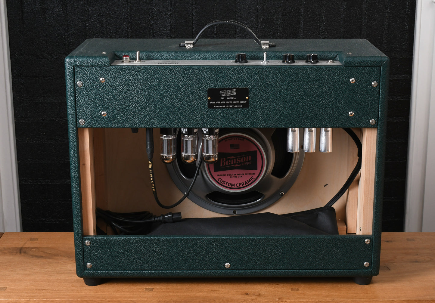 2021 Benson Monarch Reverb 1x12 Combo Green Tolex