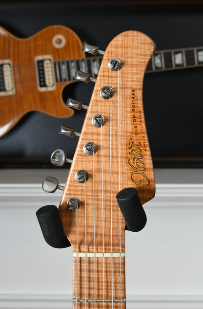 2019 Xotic XSC-1 Heavy Aged Candy Apple Red & Mastergrade Roasted Maple Neck