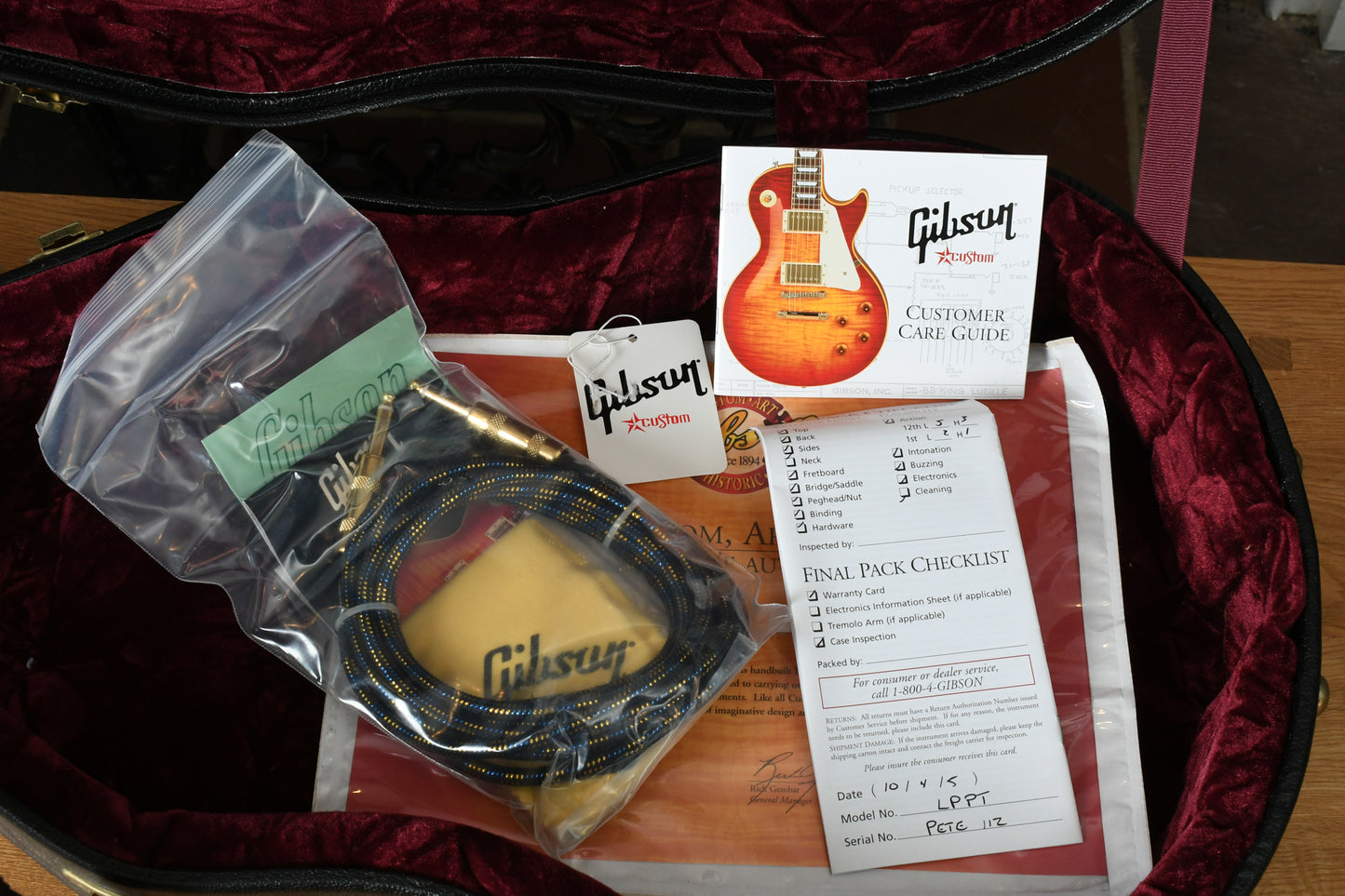 2005 Gibson Les Paul Deluxe Pete Townshend Signature Bullion Gold Number 3