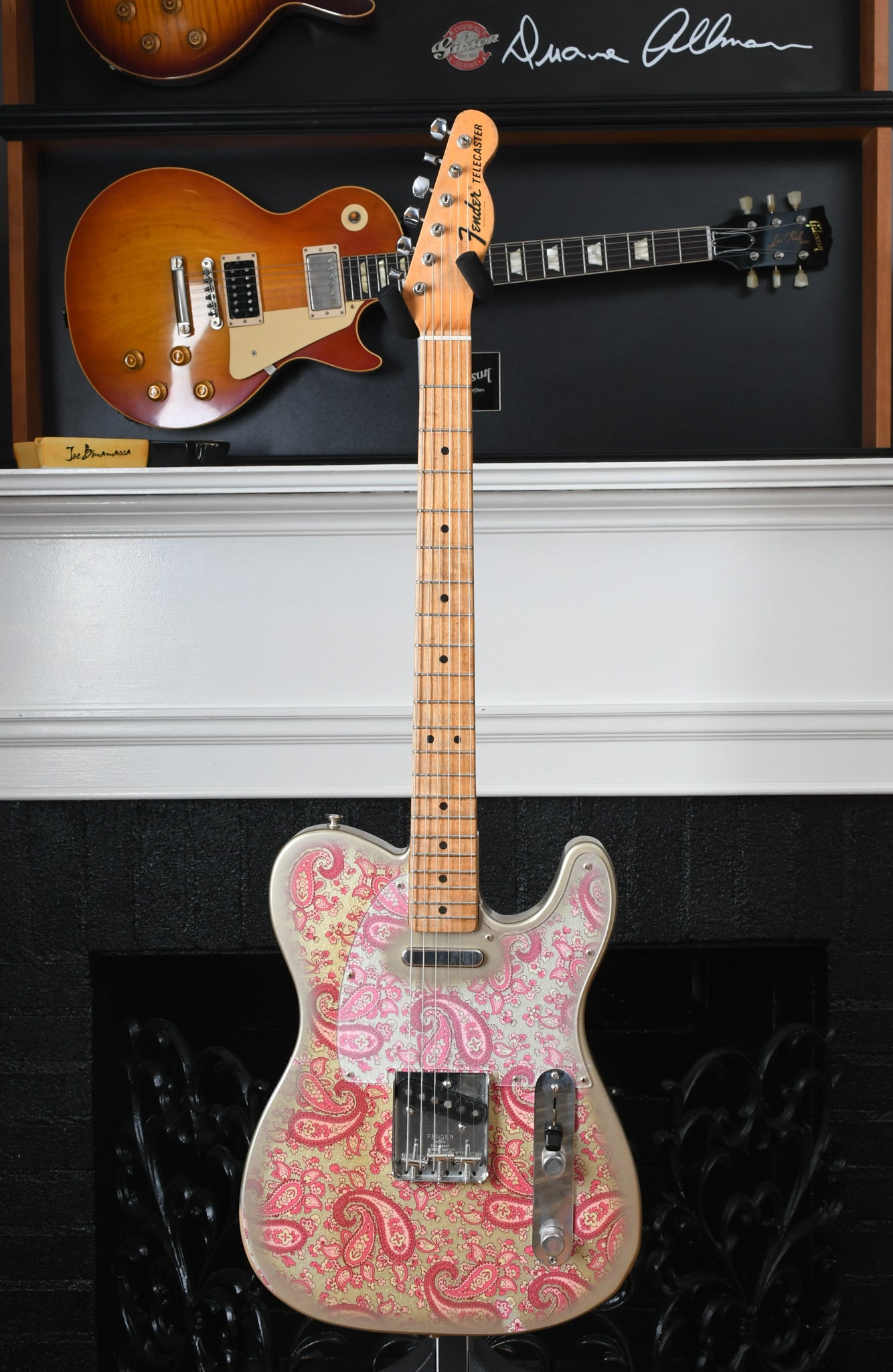 1968 Original Fender Neck Crook Telecaster Aged Gold Paisley Voodoo TE-59 pickups