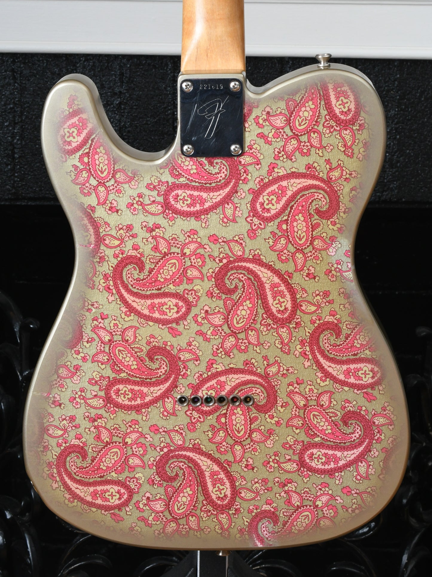 1968 Original Fender Neck Crook Telecaster Aged Gold Paisley Voodoo TE-59 pickups