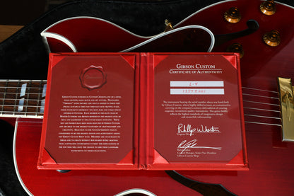 2015 Gibson Crimson Custom Shop L-4 CES Cherry Red
