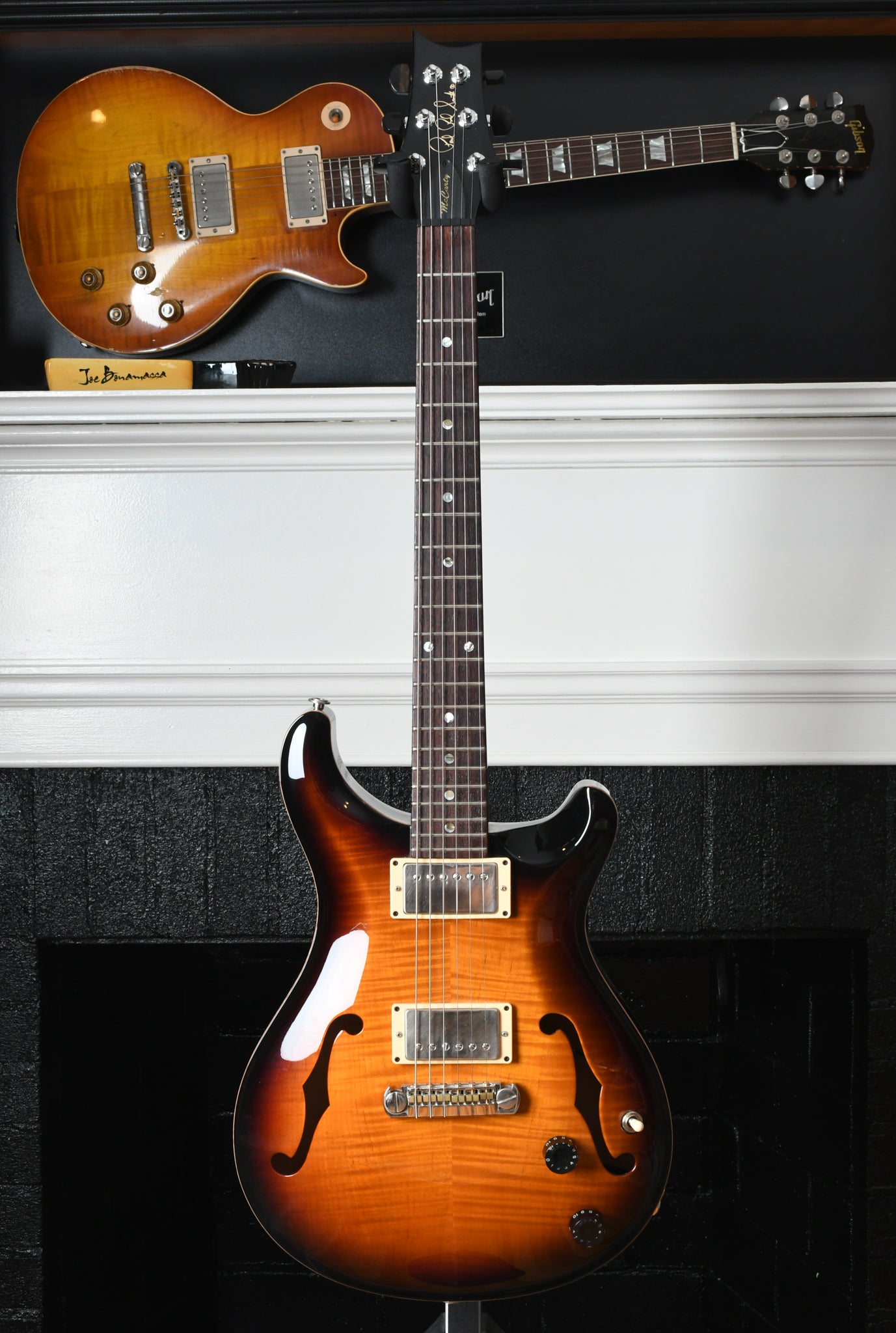 1998 Paul Reed Smith PRS Hollowbody II Tobacco Sunburst 10 Top