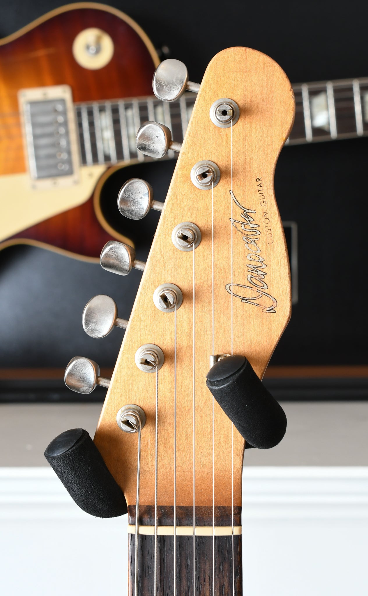 2016 Danocaster Single Cut Costello Brown