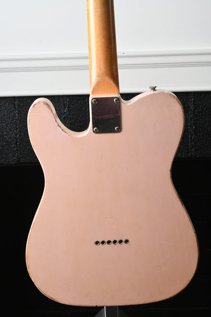 2022 Danocaster Single Cut Shell Pink Budz Pickups