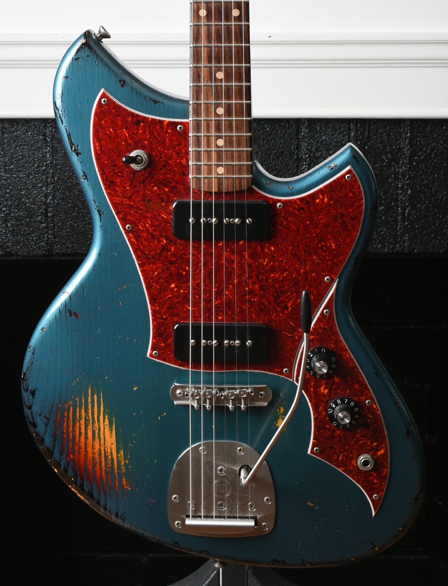 2016 Novo Serus J Lake Placid Blue over Sunburst & Amalfitano P-90's
