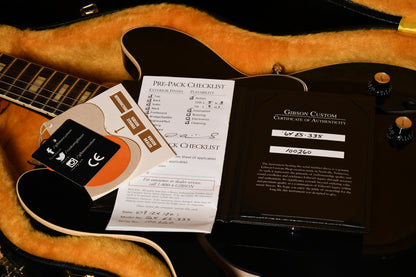 2020 Gibson 1964 ES-335 Block *Custom Color* Ebony VOS