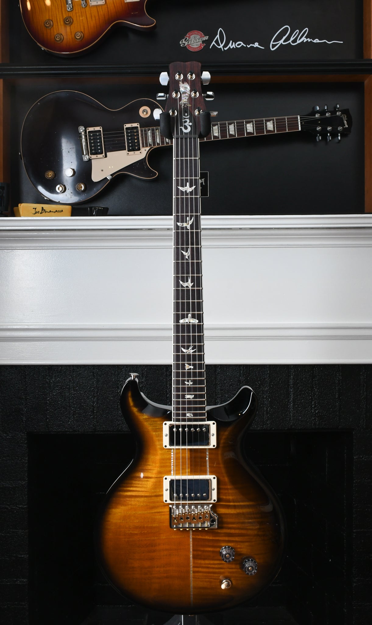 Paul Reed Smith PRS Santana Retro *Custom Color* Santana Yellow With Black Wrap Burst