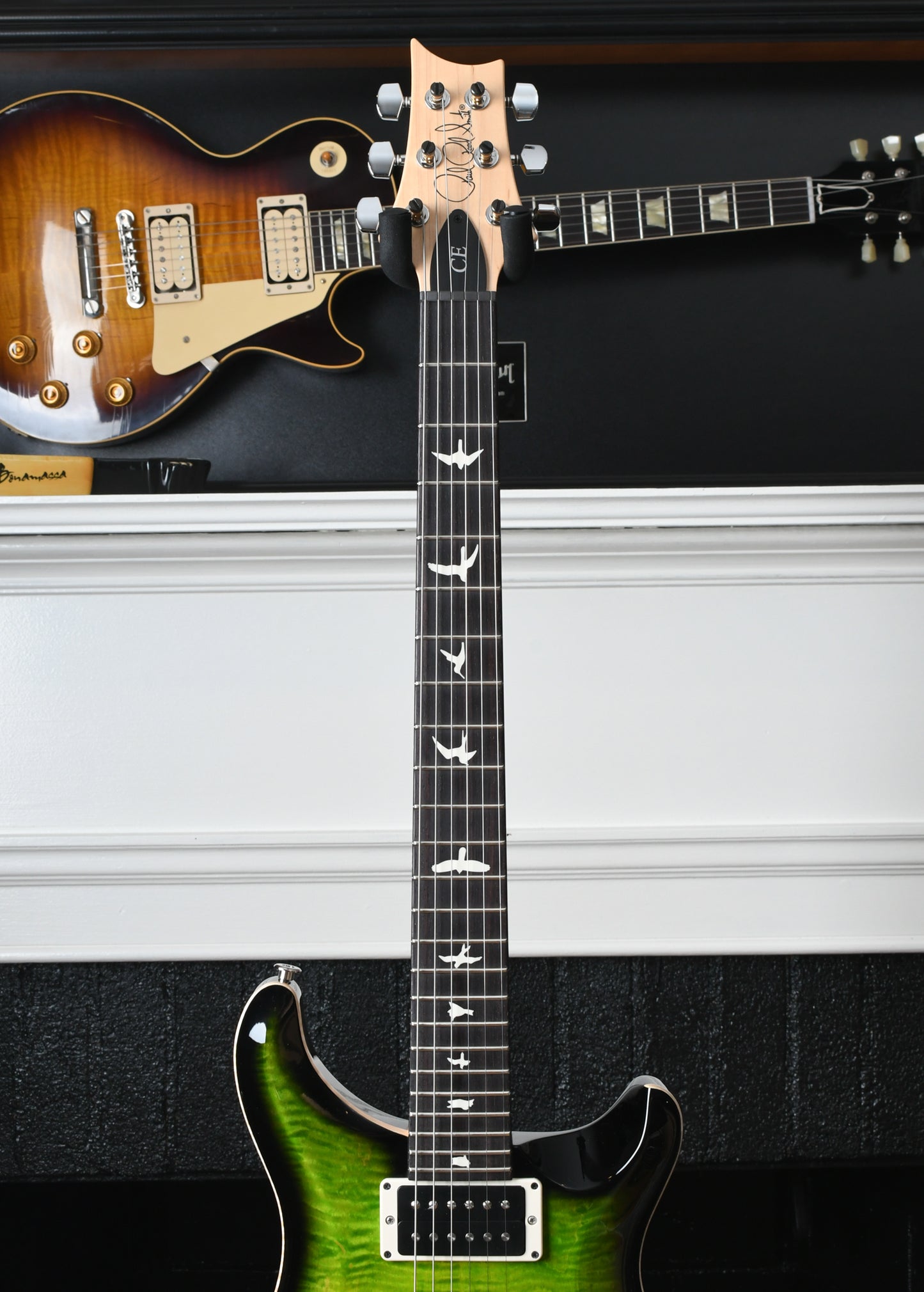 Paul Reed Smith PRS CE 24 Semi Hollow *Custom Color* Eriza Verde Black Wrap Burst