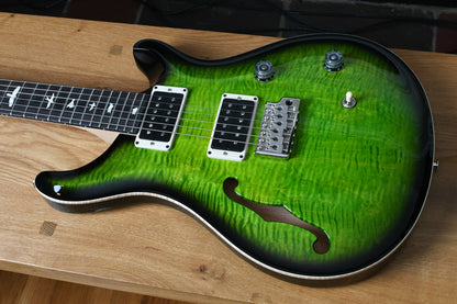 Paul Reed Smith PRS CE 24 Semi Hollow *Custom Color* Eriza Verde Black Wrap Burst