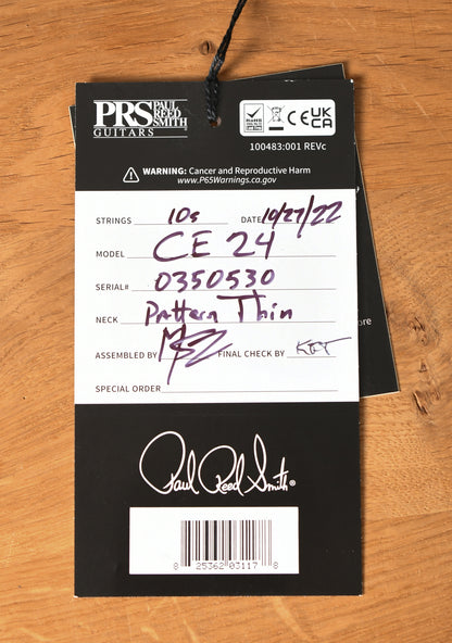 Paul Reed Smith PRS CE 24 Amber