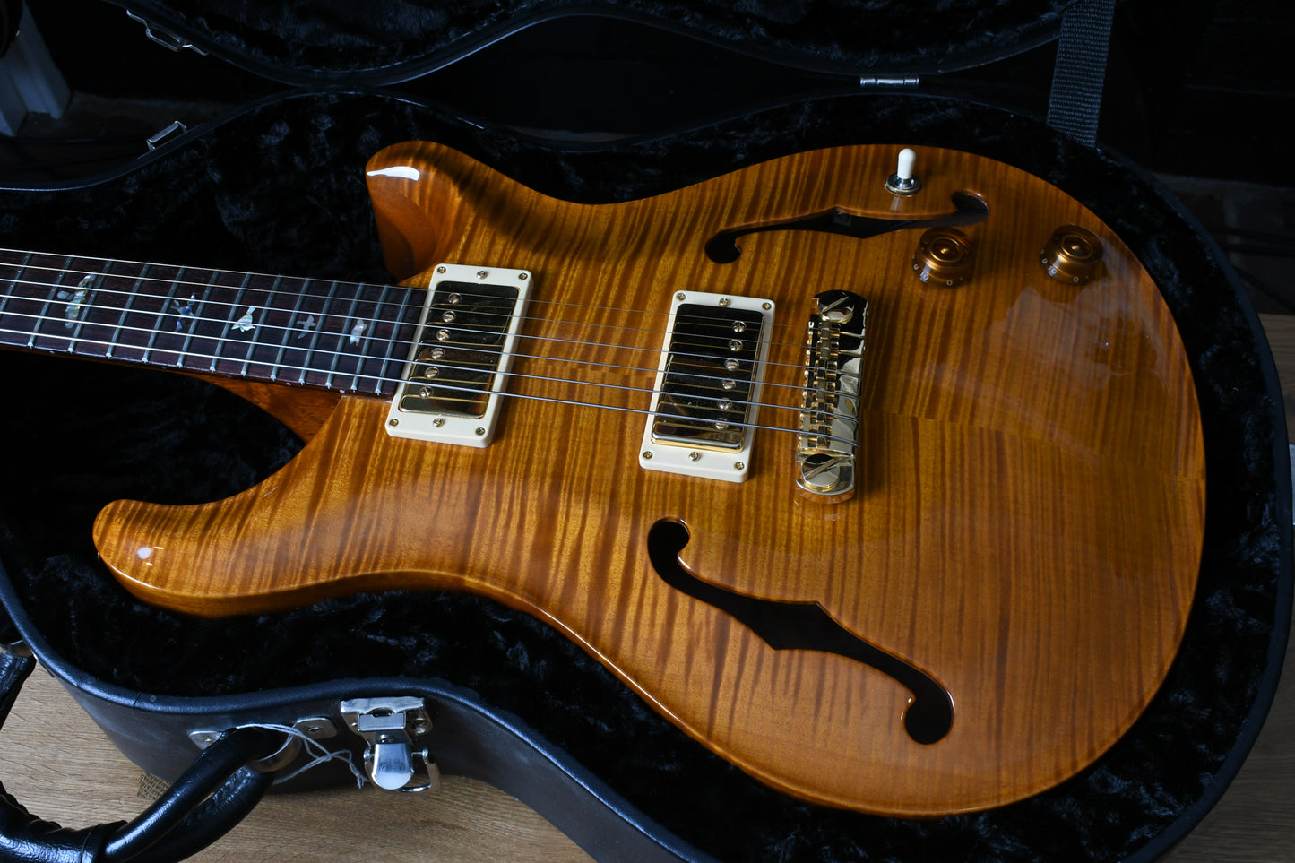 1999 PRS Paul Reed Smith Archtop 10 Top Amber
