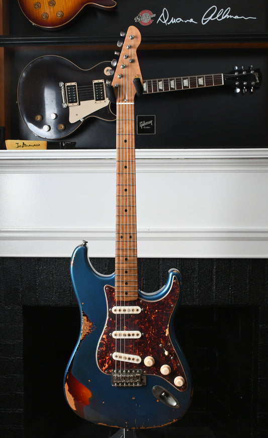 LSL Instruments Saticoy Classic S Lake Placid Blue/3 Tone SB Heavy Aged "Teja"