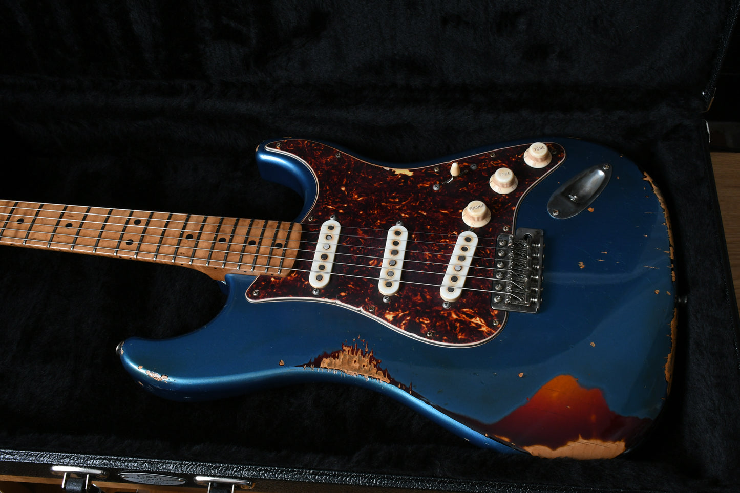 LSL Instruments Saticoy Classic S Lake Placid Blue/3 Tone SB Heavy Aged "Teja"