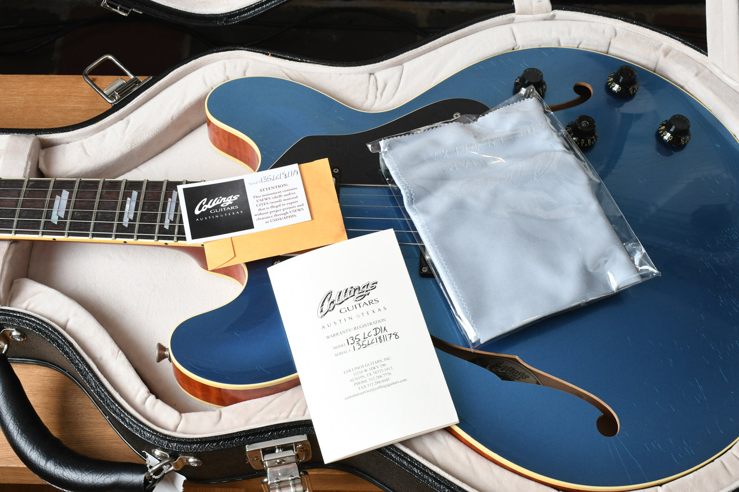 2018 Collings I-35 LC Aged Pelham Blue