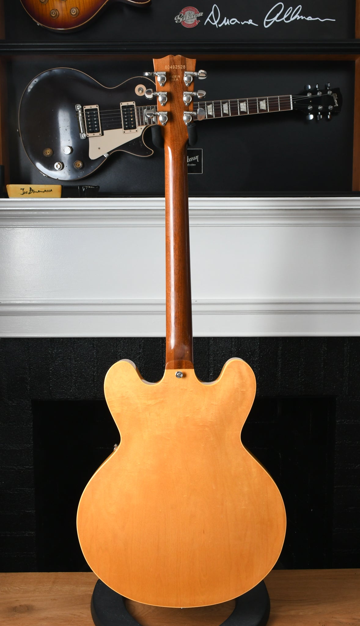 1982 Gibson ES-335 Tim Shaw Humbuckers Natural