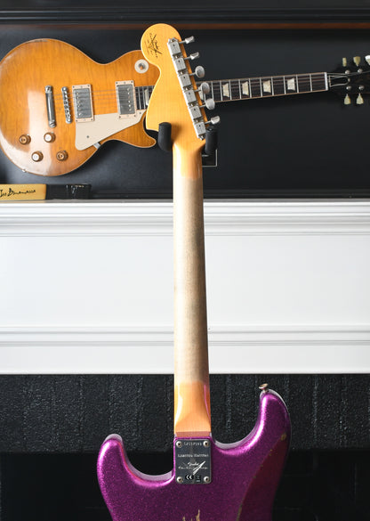 2018 Fender Stratocaster NAMM '67 Stratocaster Relic Magenta Sparkle