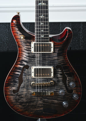 Paul Reed Smith PRS McCarty 594 Hollowbody II 10 Top Charcoal Cherry Burst
