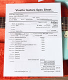 2008 Vinetto Artifact DC 60 Brazillian Daphne Blue