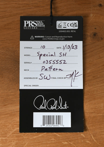 Paul Reed Smith PRS Special Semi Hollow Aquamarine