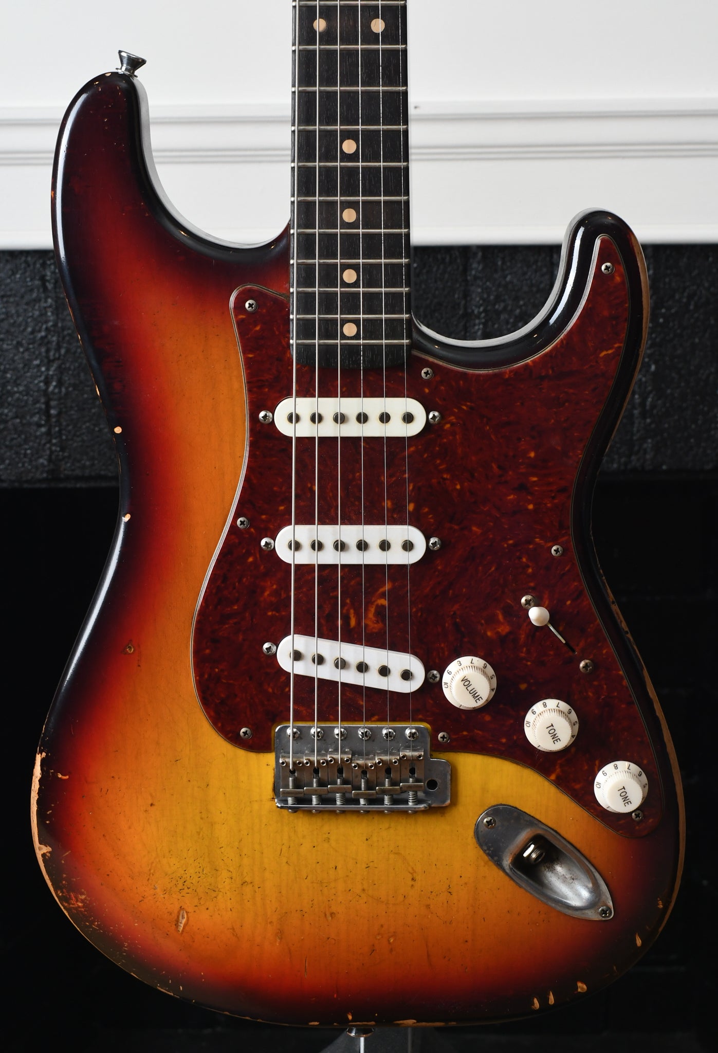 2021 Nacho Contour Body Sunburst Tortoise pickguard #2265