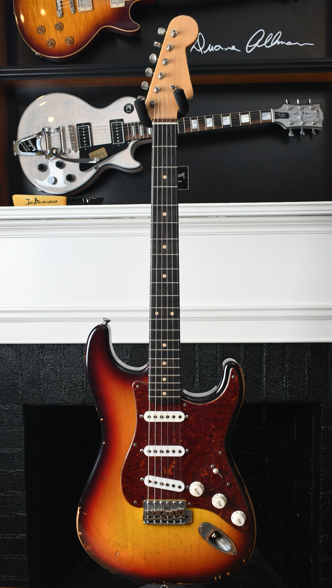 2021 Nacho Contour Body Sunburst Tortoise pickguard #2265